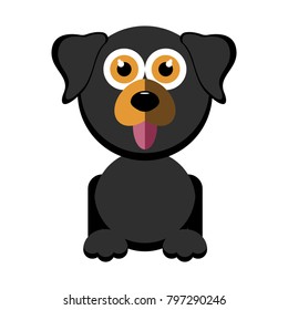 Cute dog character