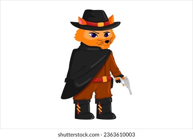 Cute Dog Character Design Illustration