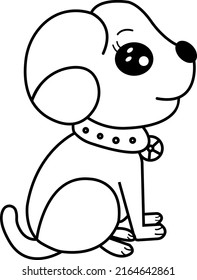 Cute Dog Character Vector illustration EPS And Image