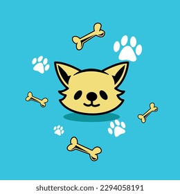
Cute Dog Characters Suitable For Children's T-shirts And Also Pet Shops