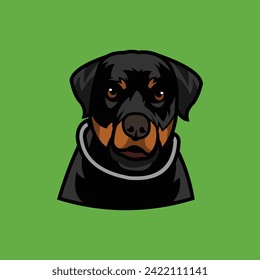 a cute dog clip art vector