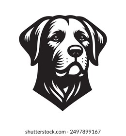 A Cute Dog Coloring Page Drawing Line Art black and white vector line-drawing for an Adel 