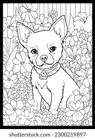 Cute Dog Coloring Pages for Kids