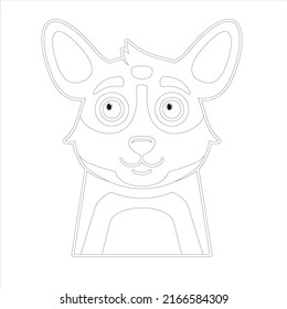 Cute Dog Coloring Pages Puppy 260nw 2166584309 