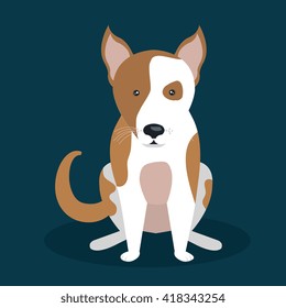 cute dog design 