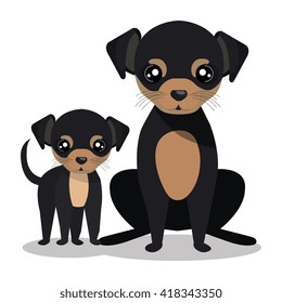 cute dog design 
