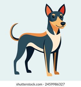 Nettes Hundedesign, grafische Ressource