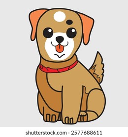 Cute Dog Doodle Images Color