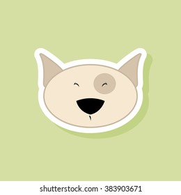 Cute dog Face