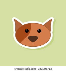 Cute dog Face