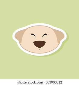 Cute dog Face
