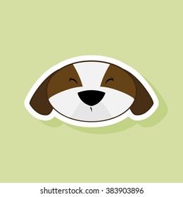 Cute dog Face