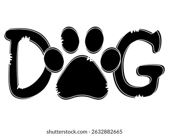 Cute dog footprints and paws,Dog love, Dog mom