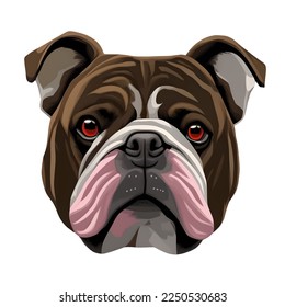 cute dog hand drawn with style watercolor