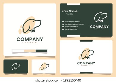 cute dog head, logo design inspiration