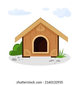 Cute Dog House, Wooden Doghouse