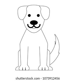 cute dog icon