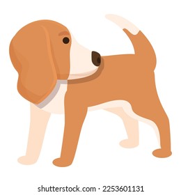 Cute dog icon cartoon vector. Puppy animal. Pet canine