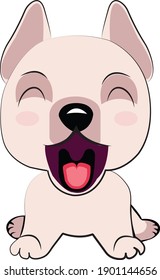 süßes Hundesymbol. Hundekonzept 