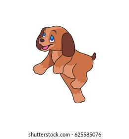 cute dog icon mascot