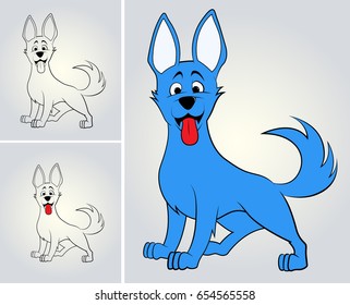 Cute Dog Illustration