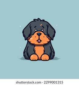 cute dog illustration is adorable and playful, perfect for designs that are fun and lighthearted.