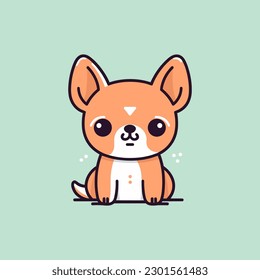 cute dog illustration is adorable and playful, perfect for designs that are fun and lighthearted.