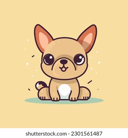 cute dog illustration is adorable and playful, perfect for designs that are fun and lighthearted.