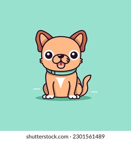 cute dog illustration is adorable and playful, perfect for designs that are fun and lighthearted.