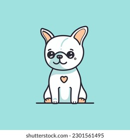 cute dog illustration is adorable and playful, perfect for designs that are fun and lighthearted.