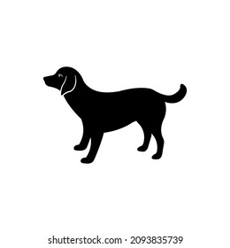 Cute dog illustration vector drawing
