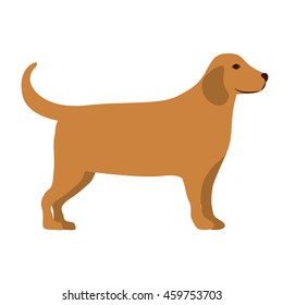 cute dog isolated icon design, vector illustration  graphic