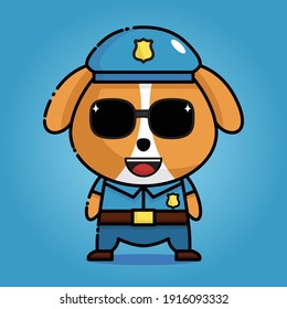 cute dog kawaii design mascot character