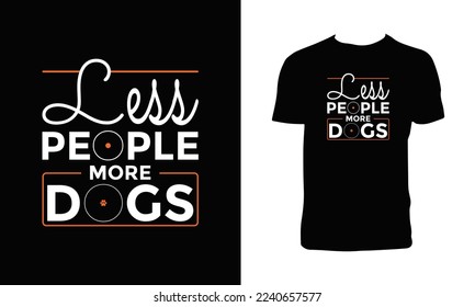 Cute Dog Lettering T Shirt Design. 