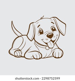 cute dog line art,line art dog,line art,cute dog,cute dog one line drawings,one line art,cute dog face,