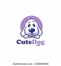 Cute dog logo