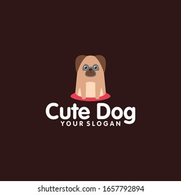 Cute Dog Logo Design Idea