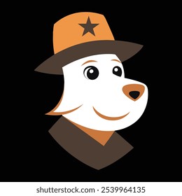 Cute Dog Logo Design Cute Dog Vector