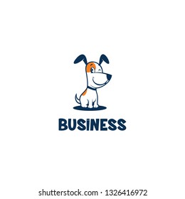 Cute Dog Logo inspiration, smiling dog