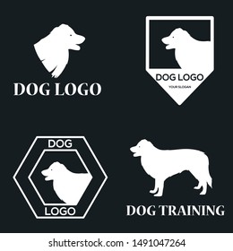 Cute Dog logo Simple Design for your Company eps 10