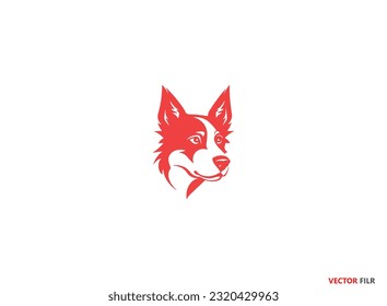 Cute Dog Logo Vector Design, Dog With Paws In Circle Logo Template. Pet In Round Shape Vector Design. Animal Illustration