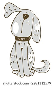 cute dog with long ears - Shutterstock ID 2281112579