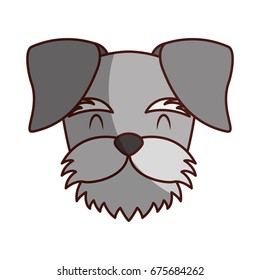 cute dog mascot icon