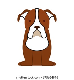 cute dog mascot icon