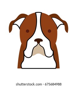 cute dog mascot icon