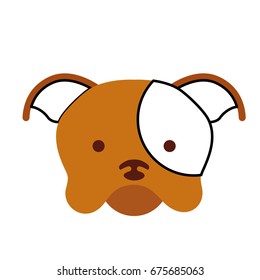 cute dog mascot icon