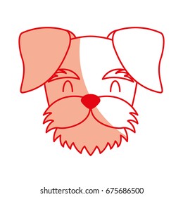 cute dog mascot icon