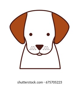cute dog mascot icon