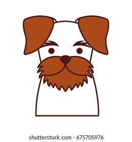 cute dog mascot icon