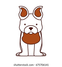 cute dog mascot icon